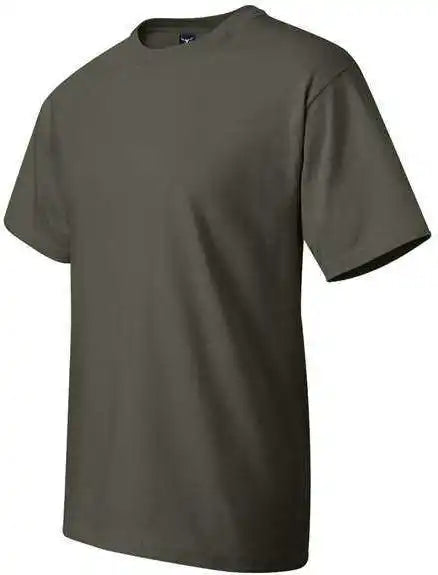 Hanes 5180 Beefy t Short Sleeve Shirt Fatigue Green