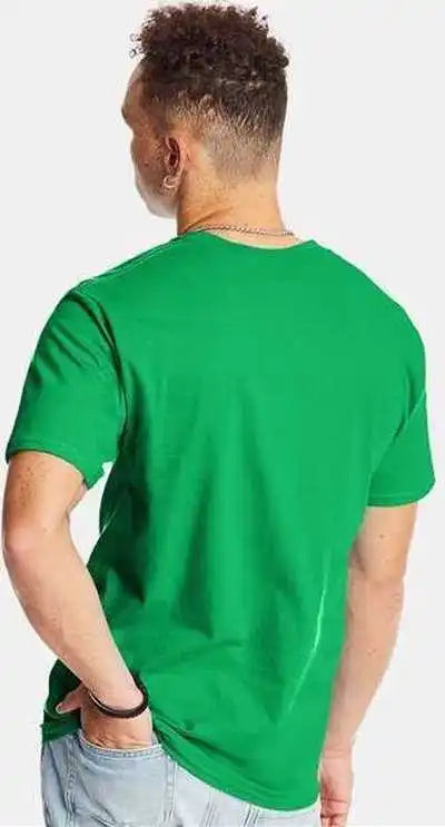 Hanes 5180 Beefy t Shirt Kelly Green
