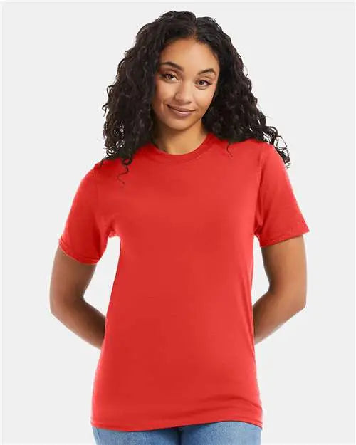 Hanes 5180 Beefy-tâ T-shirt - Poppy Red