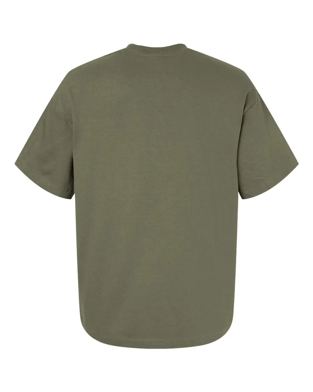 Hanes 5180r Beefy-t® Retro Street T-shirt - Fatigue Green - Olive / s