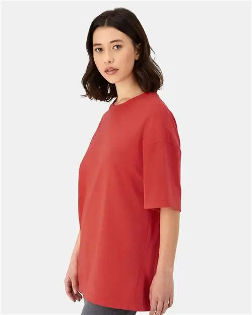 Hanes 5180r Beefy-t® Retro Street T-shirt - Poppy Red