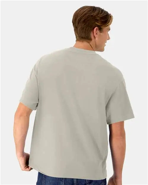 Hanes 5180r Beefy-t® Retro Street T-shirt - Sand