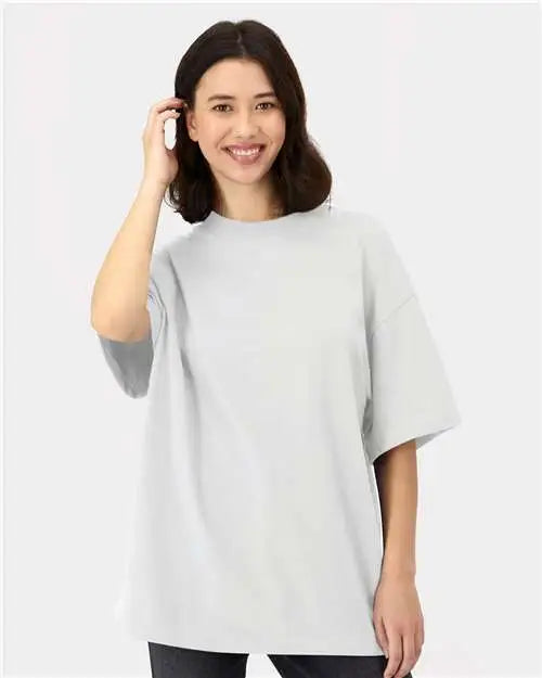 Hanes 5180r Beefy-t® Retro Street T-shirt - White