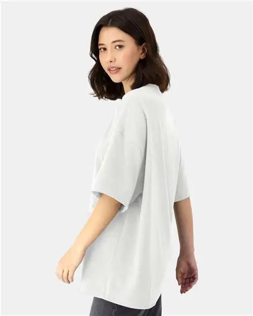 Hanes 5180r Beefy-t® Retro Street T-shirt - White