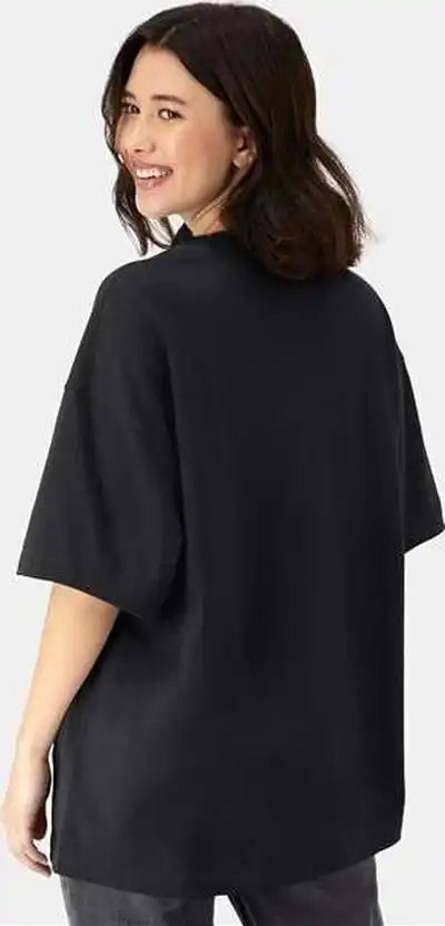 Hanes 5180r Beefy t Retro Street Shirt Black