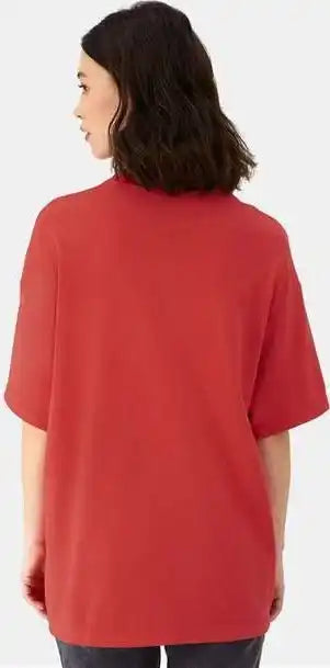 Hanes 5180r Beefy-t Retro Street T-shirt - Poppy Red