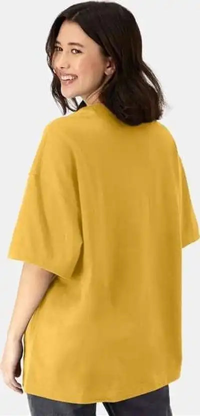 Hanes 5180r Beefy t Retro Street Shirt Royal Gold