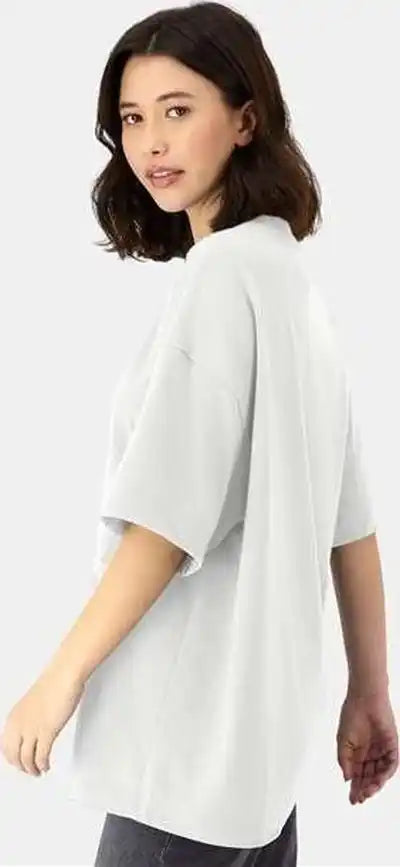 Hanes 5180r Beefy t Retro Street Shirt White