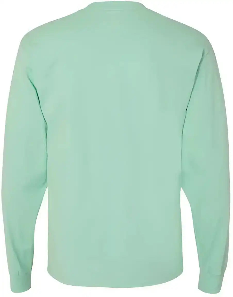 Hanes 5186 Beefy-t Long Sleeve T-shirt - Clean Mint
