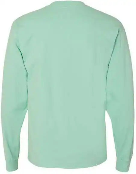 Hanes 5186 Beefy t Long Sleeve Shirt Clean Mint
