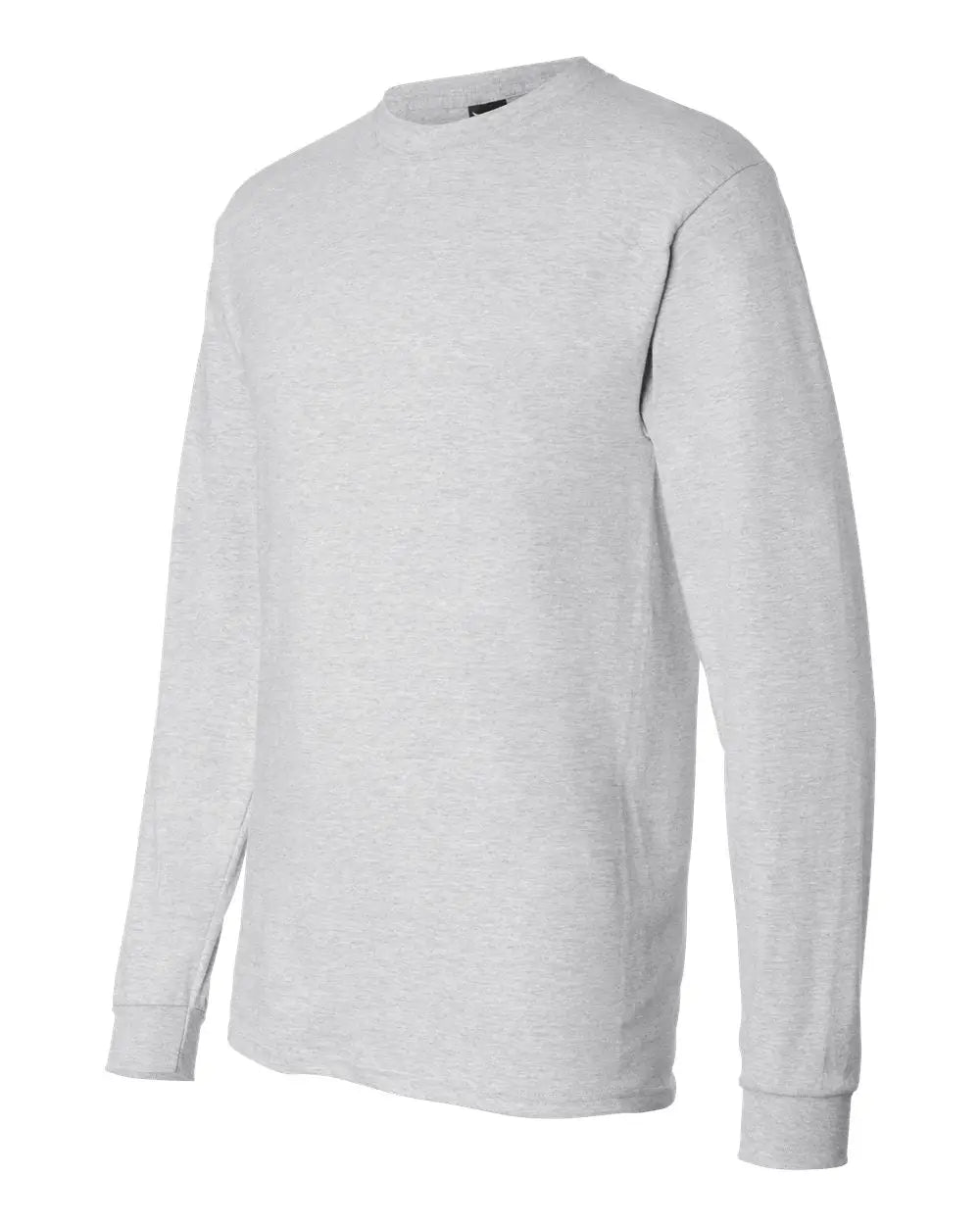 Hanes 5186 Beefy-t® Long Sleeve T-shirt - Ash - Light Gray / s