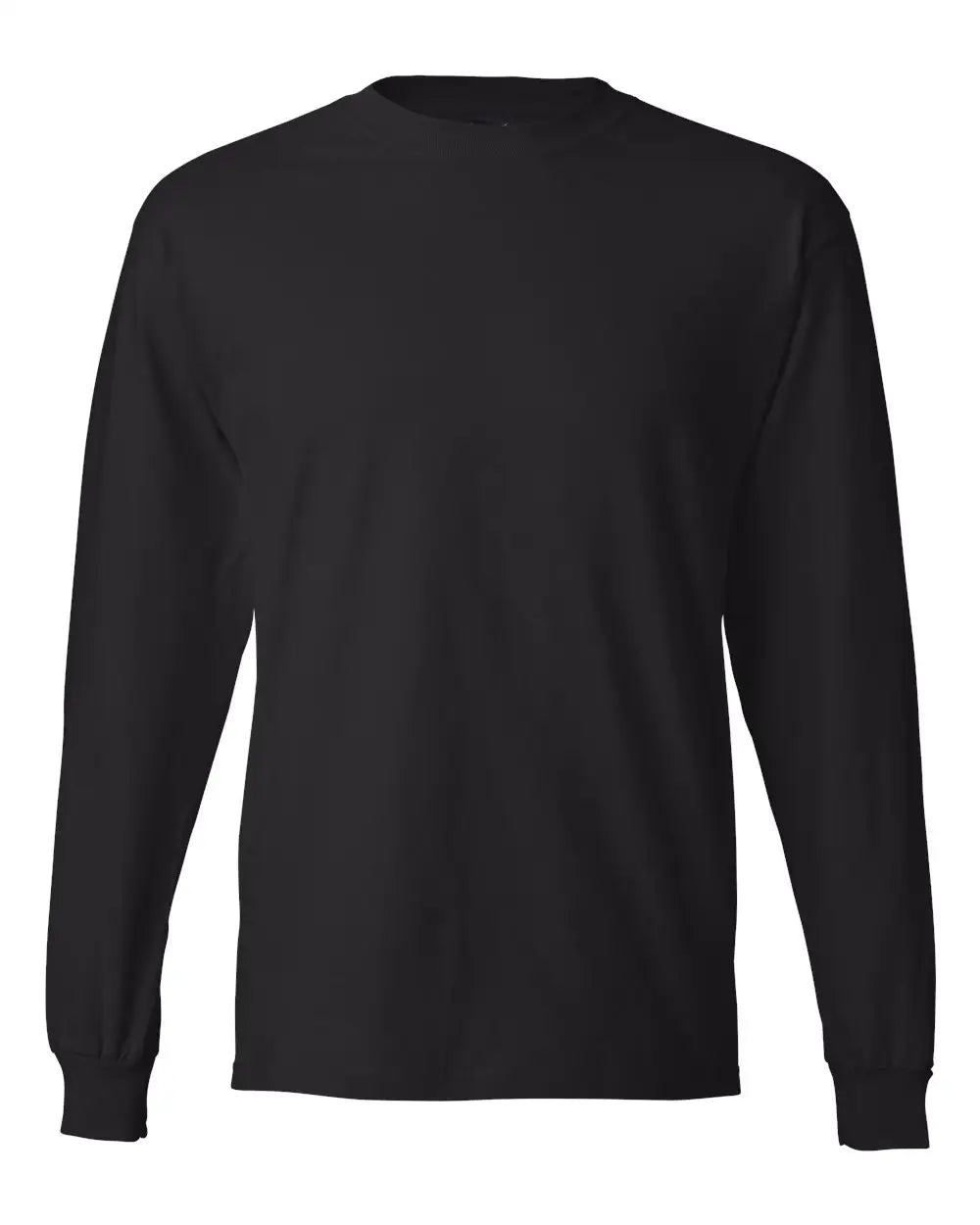 Hanes 5186 Beefy-t® Long Sleeve T-shirt - Black