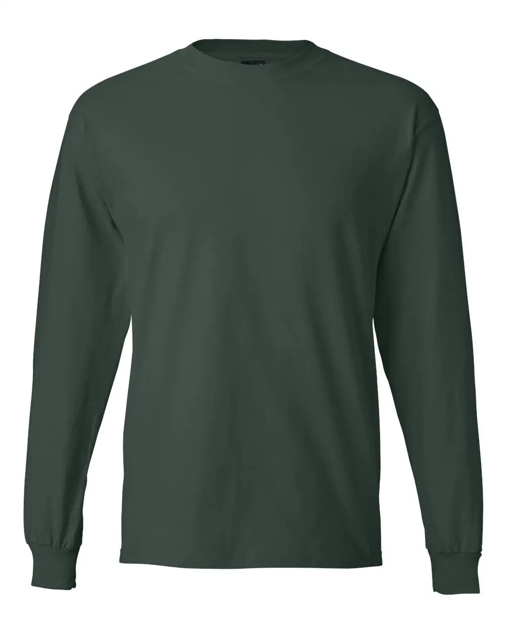 Hanes 5186 Beefy-t® Long Sleeve T-shirt - Deep Forest