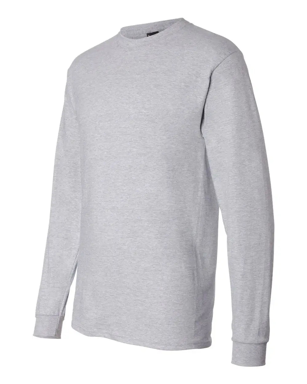 Hanes 5186 Beefy-t® Long Sleeve T-shirt - Light Steel - Gray / s