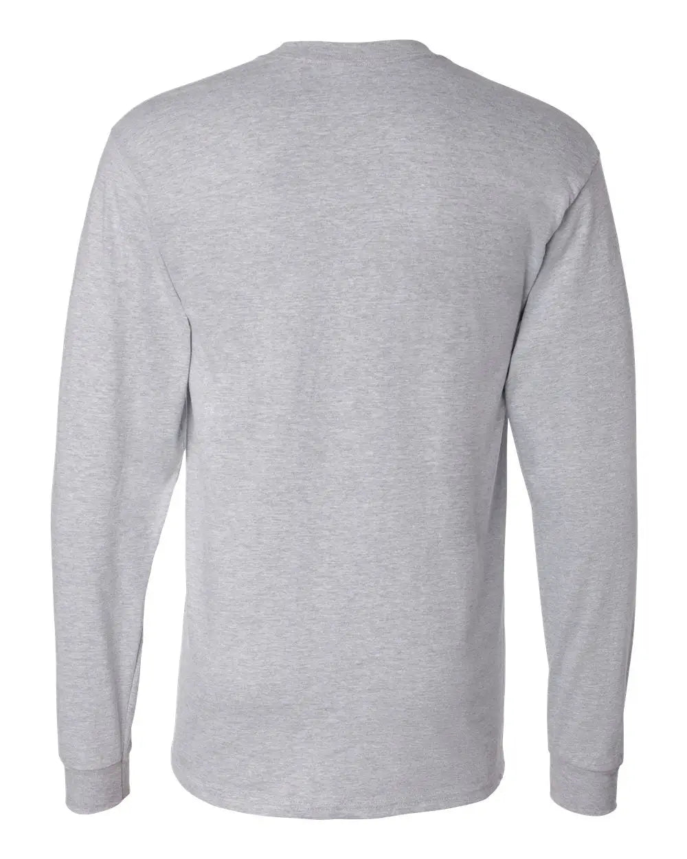 Hanes 5186 Beefy-t® Long Sleeve T-shirt - Light Steel