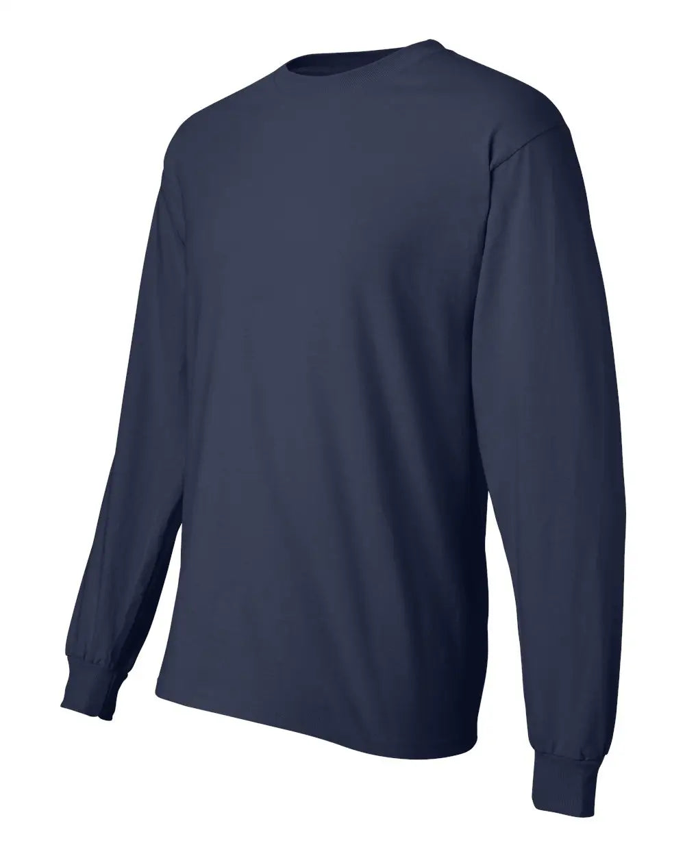 Hanes 5186 Beefy-t® Long Sleeve T-shirt - Navy - s