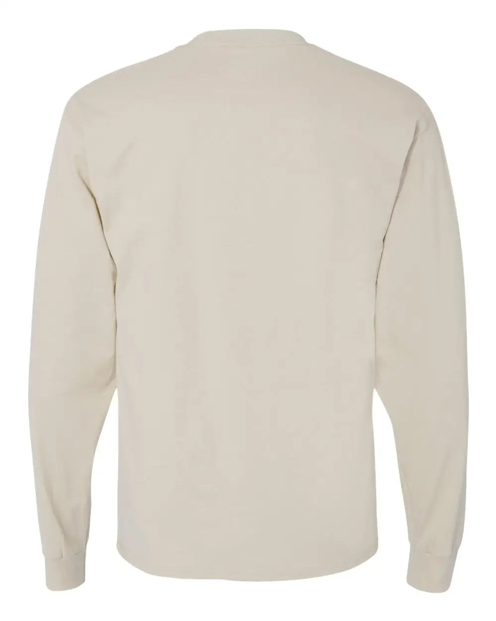 Hanes 5186 Beefy-t® Long Sleeve T-shirt - Sand