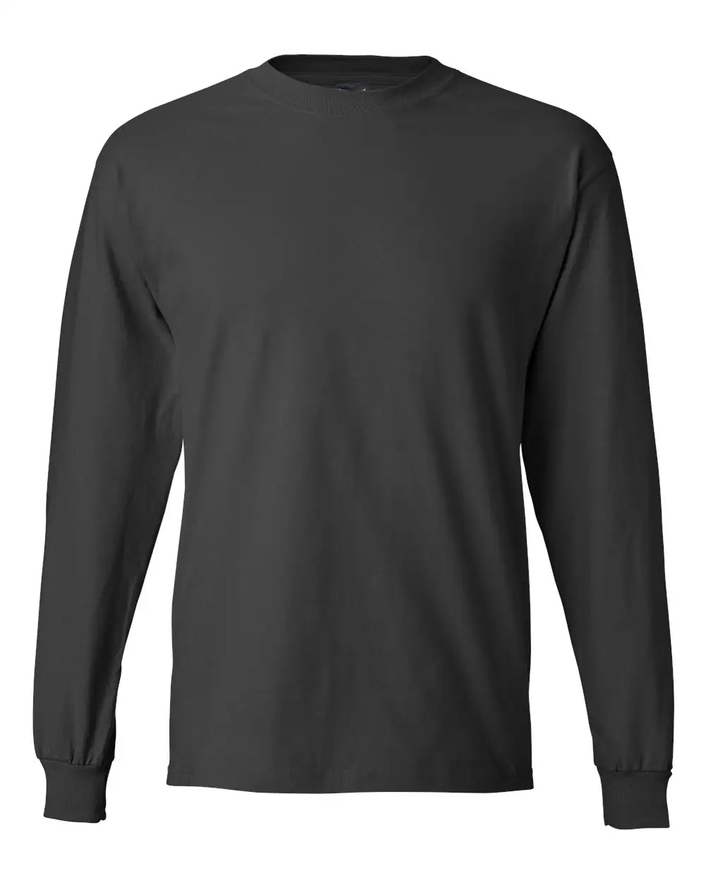 Hanes 5186 Beefy-t® Long Sleeve T-shirt - Smoke Grey