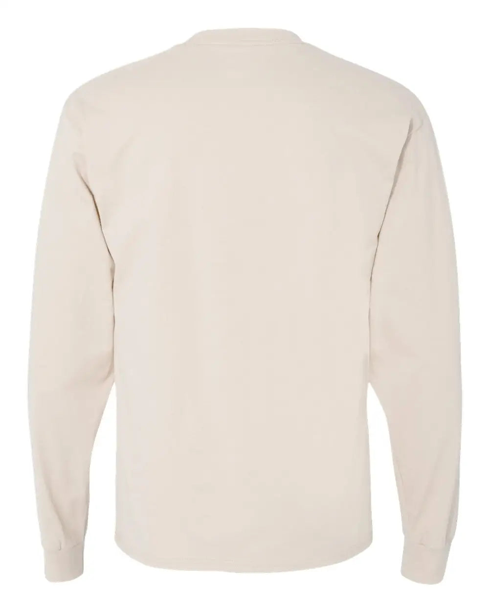 Hanes 5186 Beefy-tâ Long Sleeve T-shirt - Natural