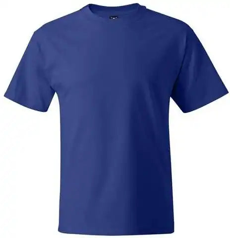 Hanes 518t Beefy t Tall Short Sleeve Shirt Deep Royal