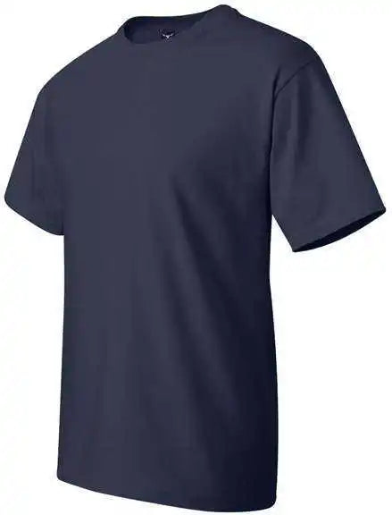 Hanes 518t Beefy t Tall Short Sleeve Shirt Navy