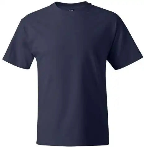 Hanes 518t Beefy t Tall Short Sleeve Shirt Navy