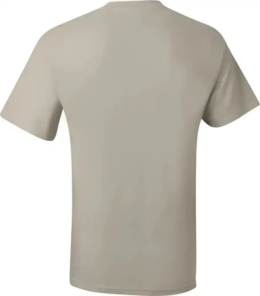 Hanes 5190 Beefy t Pocket Shirt Sand