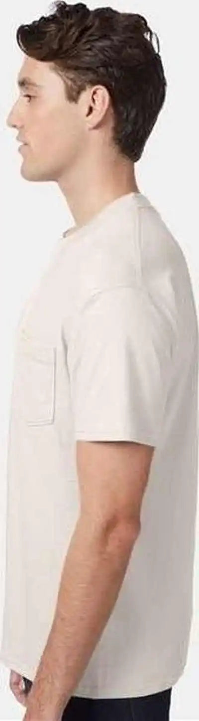 Hanes 5190 Beefy-t Pocket T-shirt - Natural