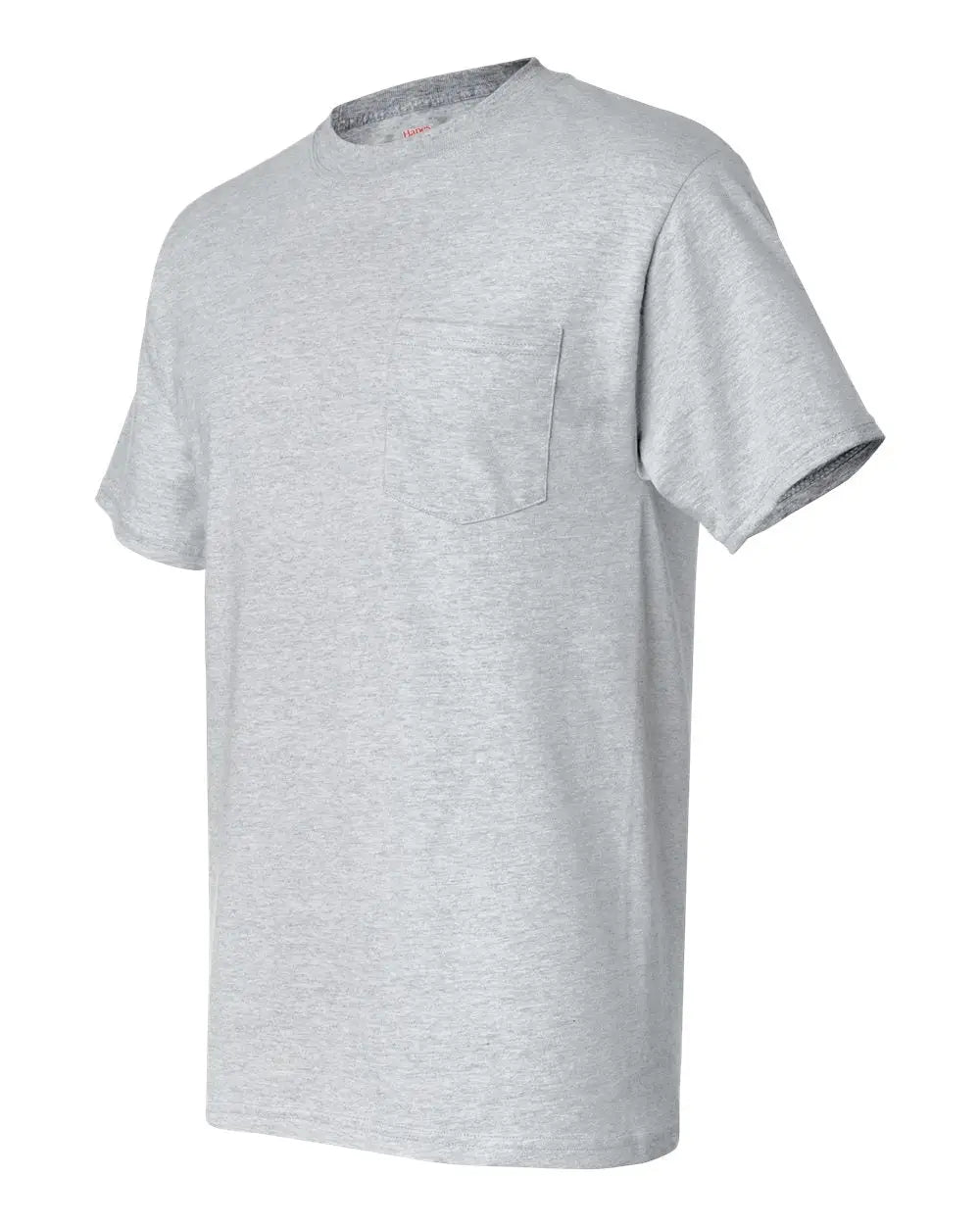 Hanes 5190 Beefy-t® Pocket T-shirt - Ash - Light Gray / s