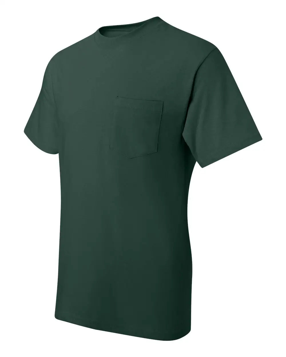 Hanes 5190 Beefy-t® Pocket T-shirt - Deep Forest - s