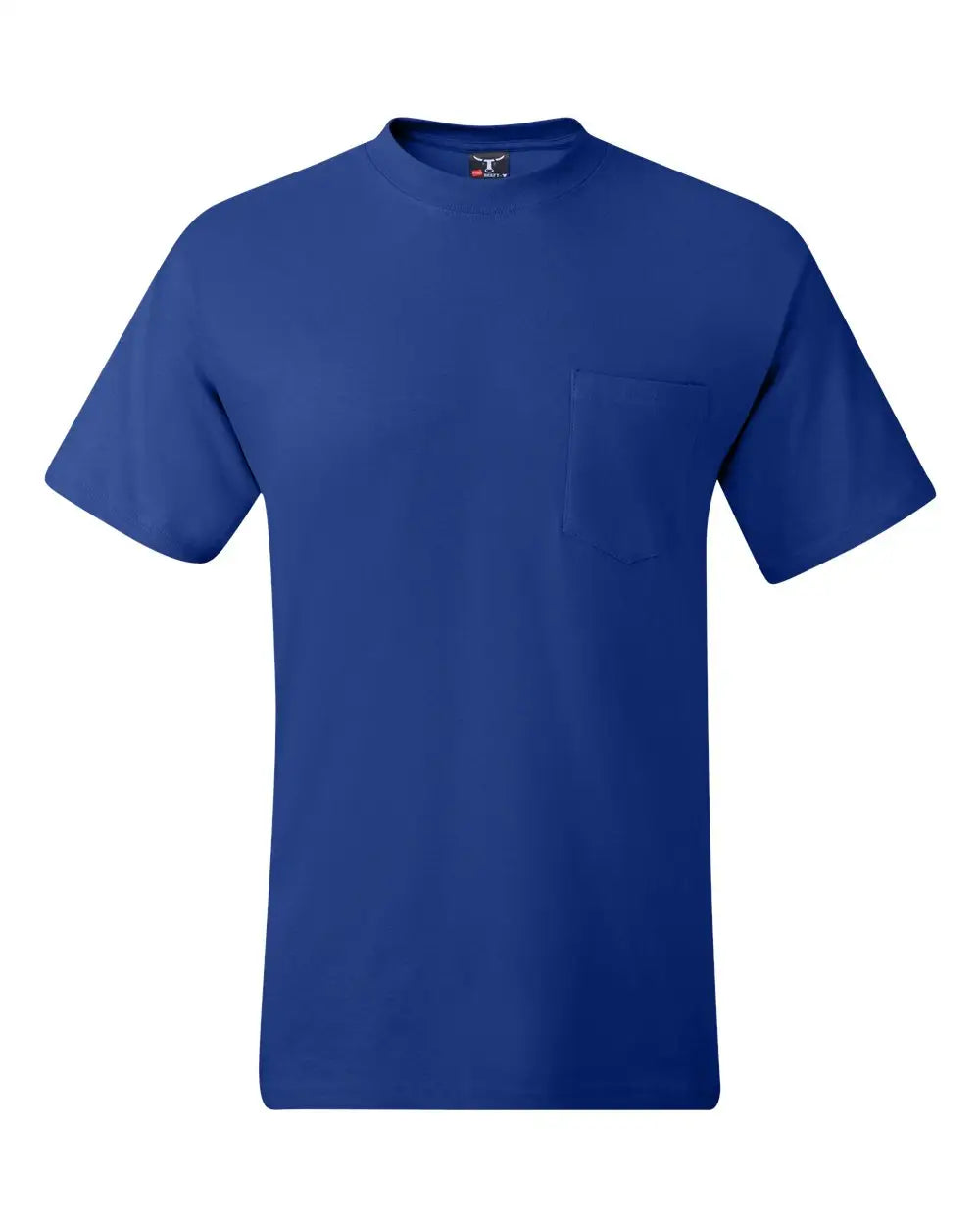 Hanes 5190 Beefy-t® Pocket T-shirt - Deep Royal - s