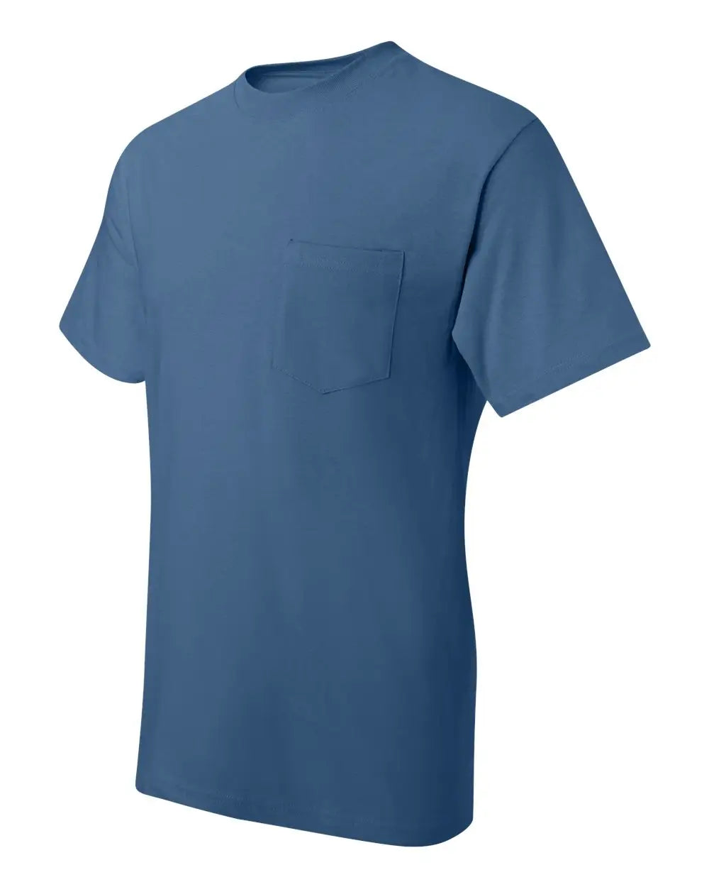 Hanes 5190 Beefy-t® Pocket T-shirt - Denim Blue - Royal / s