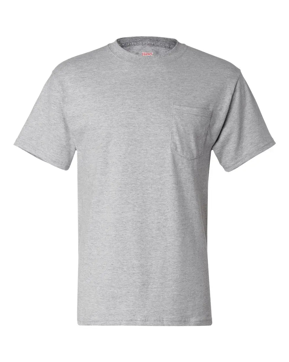 Hanes 5190 Beefy-t® Pocket T-shirt - Light Steel