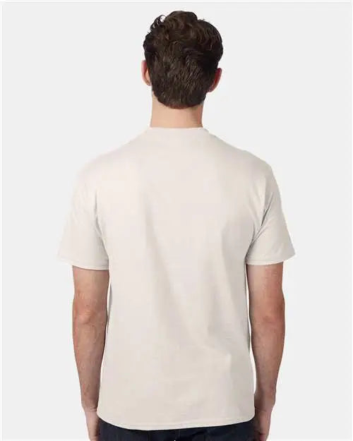Hanes 5190 Beefy-t® Pocket T-shirt - Natural