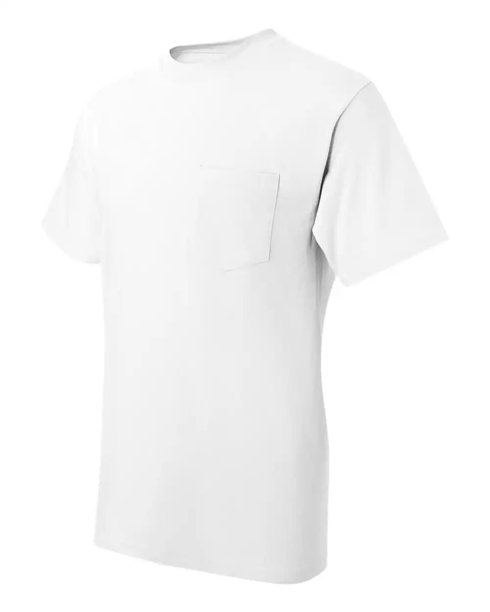 Hanes 5190 Beefy-t® Pocket T-shirt - White - s