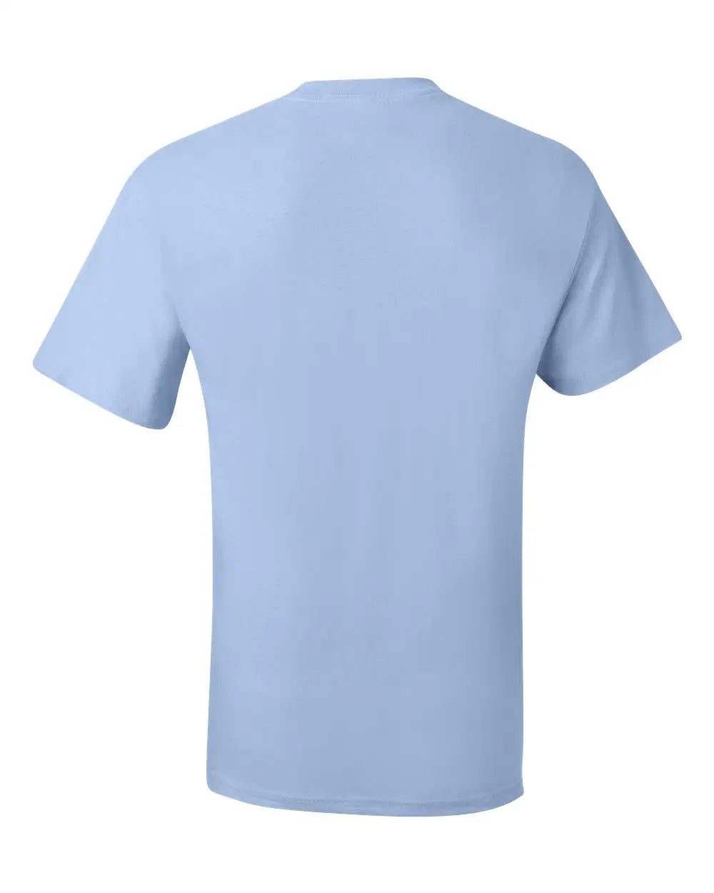 Hanes 5190 Beefy-tâ Pocket T-shirt - Light Blue