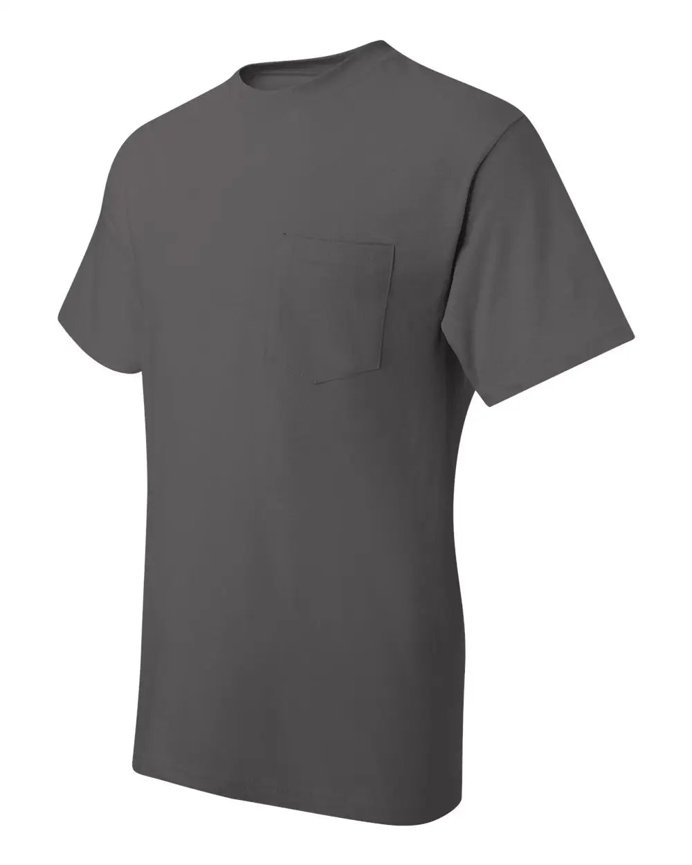 Hanes 5190 Beefy-tâ Pocket T-shirt - Smoke Grey