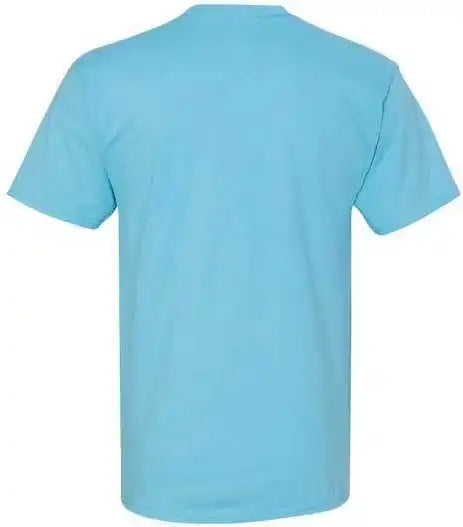 Hanes 5250 Authentic Short Sleeve t Shirt Blue Horizon