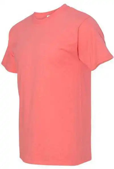 Hanes 5250 Authentic Short Sleeve t Shirt Charisma Coral