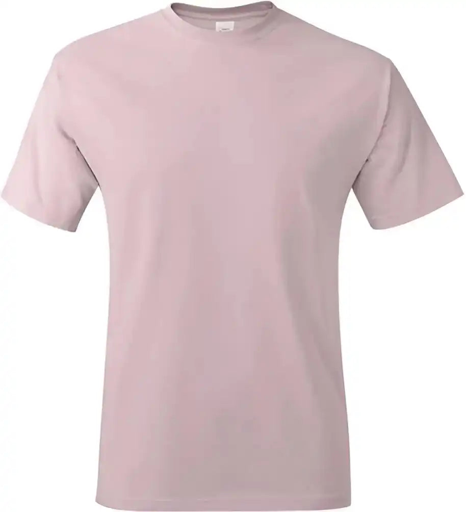 Hanes 5250 Authentic Short Sleeve T-shirt - Pale Pink
