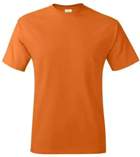 Hanes 5250 Authentic Short Sleeve t Shirt Safety Orange