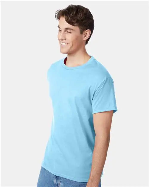 Hanes 5250 Authentic T-shirt - Aquatic Blue