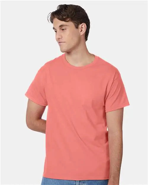Hanes 5250 Authentic T-shirt - Charisma Coral