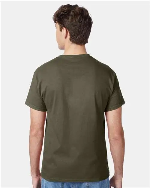 Hanes 5250 Authentic T-shirt - Fatigue Green