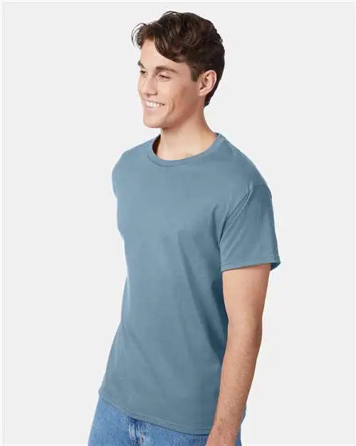 Hanes 5250 Authentic T-shirt - Stonewashed Blue