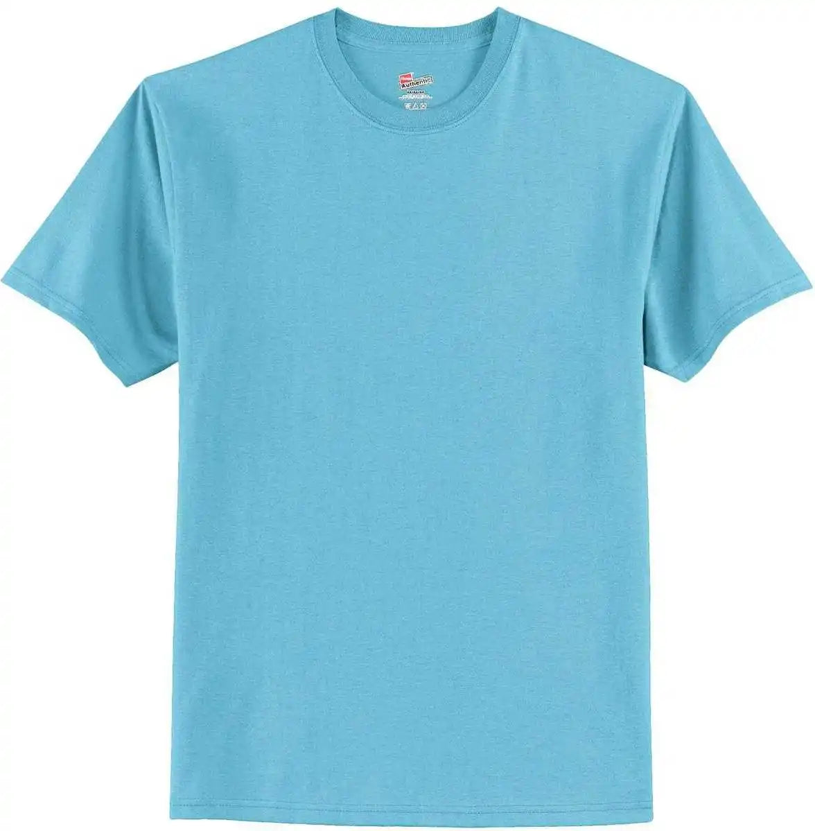 Hanes 5250 Tagless 100% Cotton T-shirt - Aquatic Blue