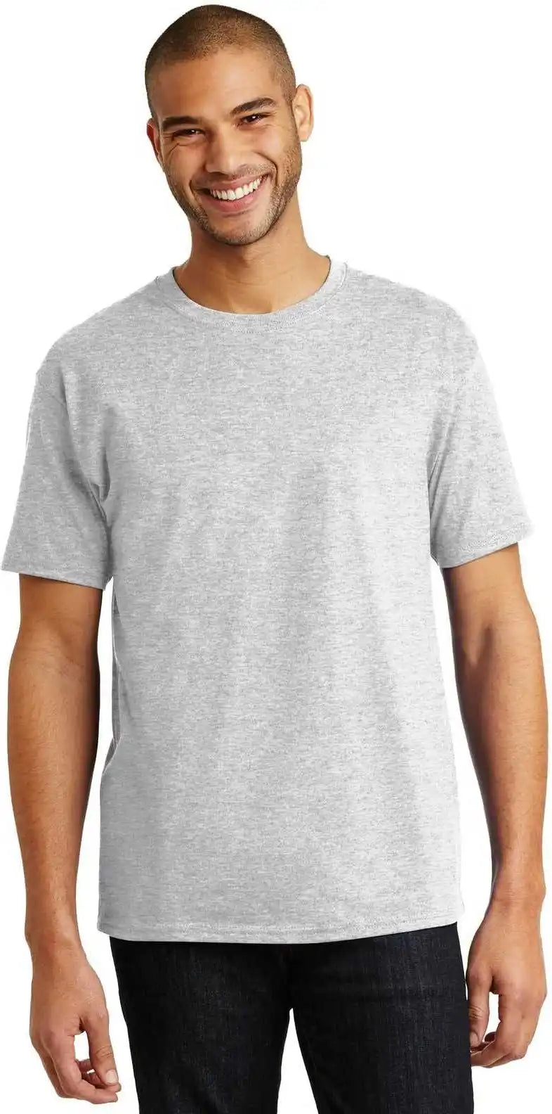 Hanes 5250 Tagless 100% Cotton T-shirt - Ash