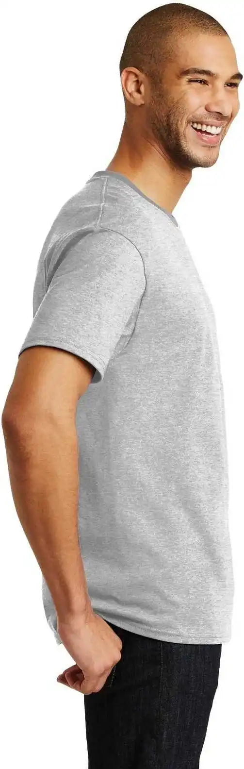Hanes 5250 Tagless 100% Cotton t Shirt Ash