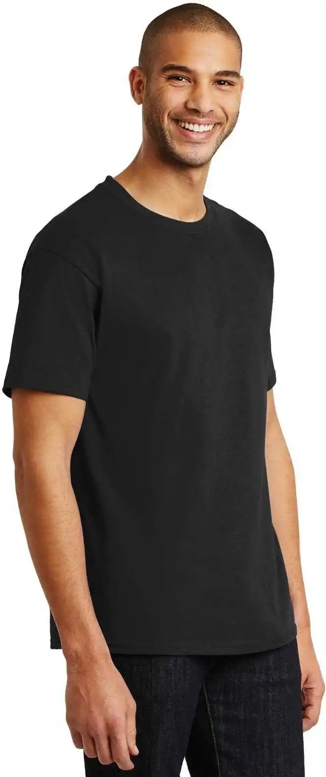 Hanes 5250 Tagless 100% Cotton t Shirt Black