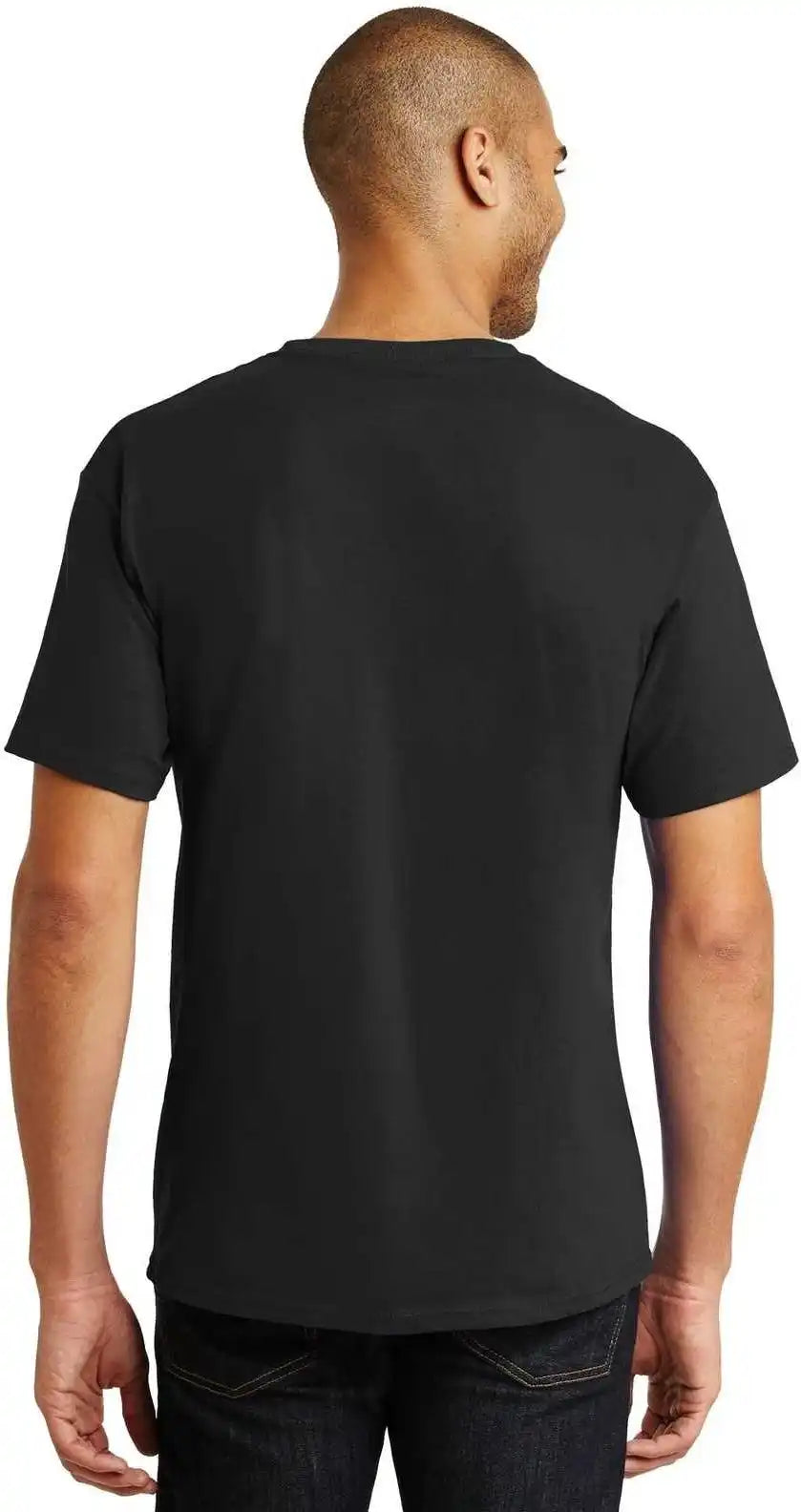 Hanes 5250 Tagless 100% Cotton t Shirt Black